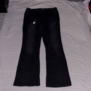 Black Flared Jeans